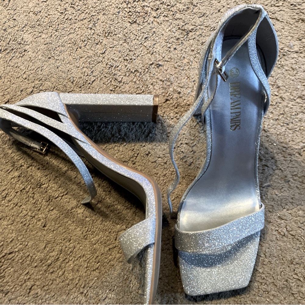 Women’s glittery heels